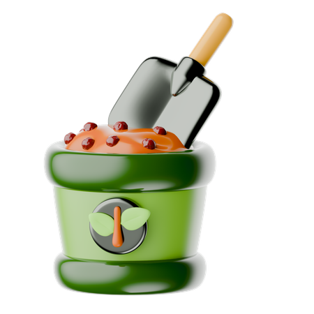 Compos Bin  3D Icon