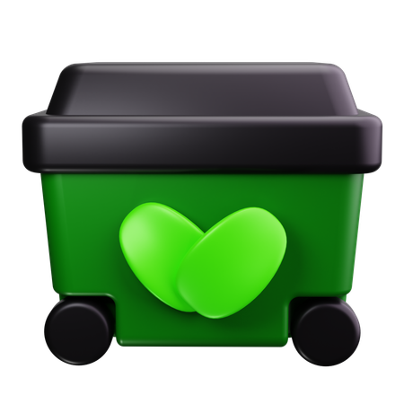 堆肥箱  3D Icon