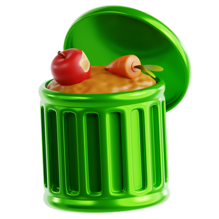 퇴비통  3D Icon