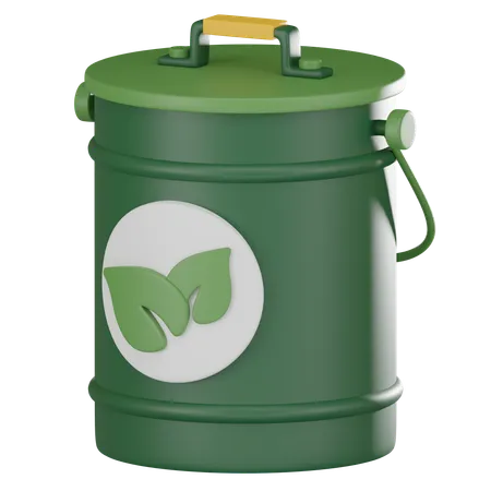 Compost Bin  3D Icon