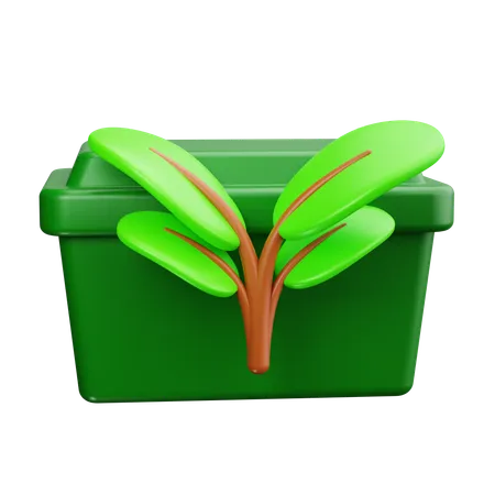 Compost Bin  3D Icon