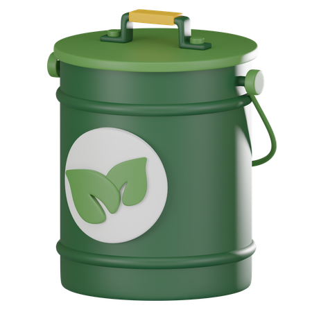 Compost Bin  3D Icon