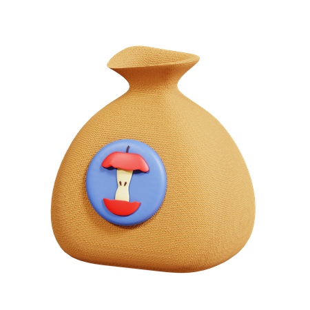 Compost Sack  3D Icon