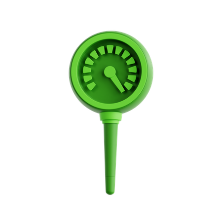 Compost Thermometer  3D Icon