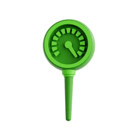 Compost Thermometer  3D Icon