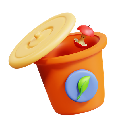 Compost Zero Waste  3D Icon