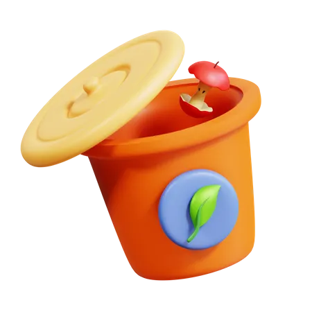 Compost Zero Waste  3D Icon