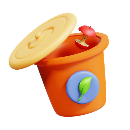 Compost Zero Waste  3D Icon