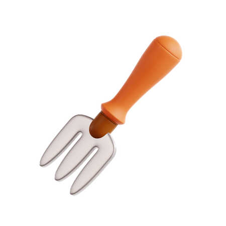 Composting Fork  3D Icon