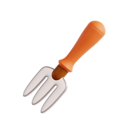 Composting Fork  3D Icon