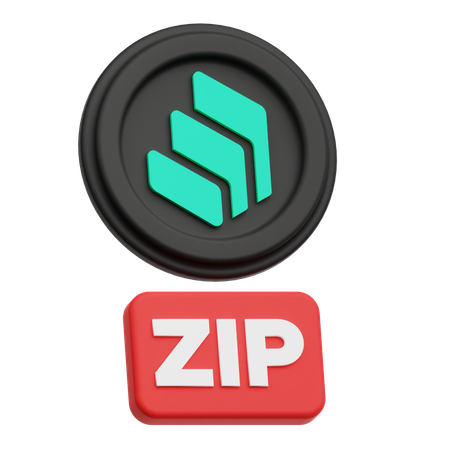 Zip composto  3D Icon