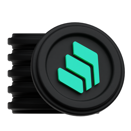 Compound Coins  3D Icon