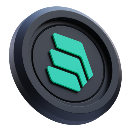 Compound Cryptocurrency  3D Icon