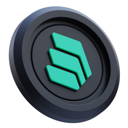 Compound Cryptocurrency  3D Icon