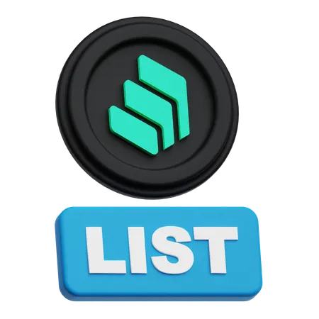 Compound List  3D Icon