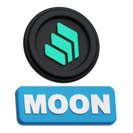 Compound Moon  3D Icon