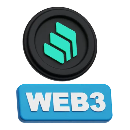 Compound Web 3  3D Icon