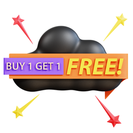 Compra 1 y obten 1 gratis  3D Icon