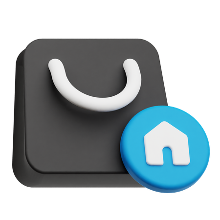 Compra de imóveis  3D Icon
