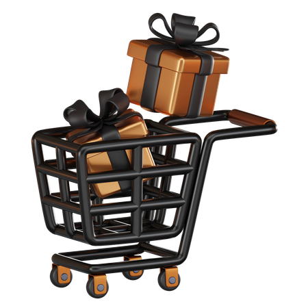 Compras de regalos  3D Icon