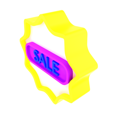 Venta de compras  3D Icon