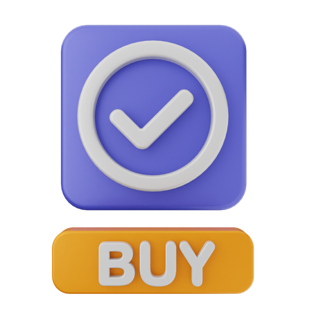 Comprar verificación  3D Icon