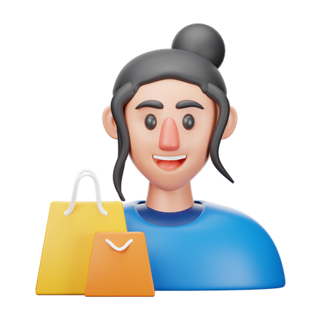 Comprador  3D Icon