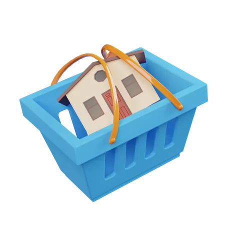 Comprar casa  3D Icon