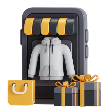 Comprar chaqueta  3D Icon