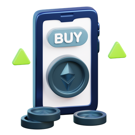 Comprar etéreo  3D Icon