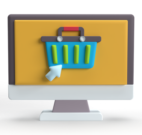 Comprar en linea  3D Icon