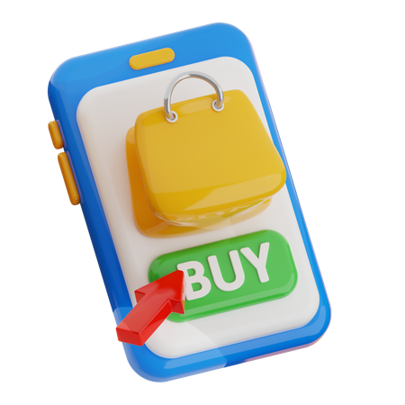 Comprar on-line  3D Icon