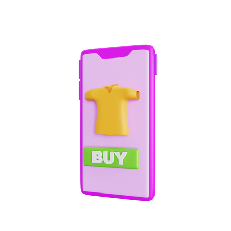 Comprar on-line  3D Icon