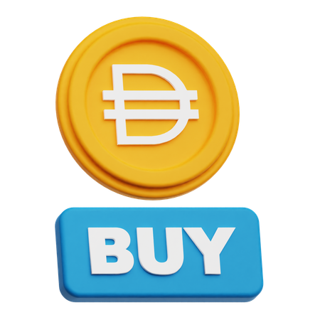 Comprar tokens dai  3D Icon