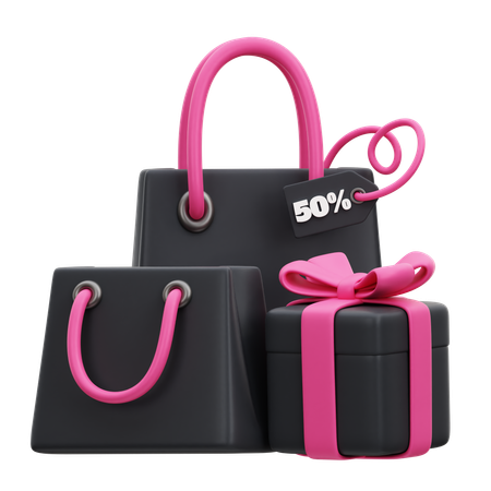 Bolsa de compras  3D Icon