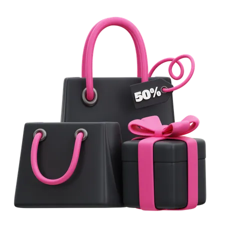 Bolsa de compras  3D Icon