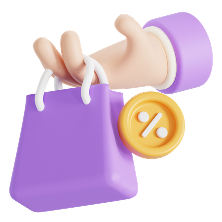 Compras  3D Icon