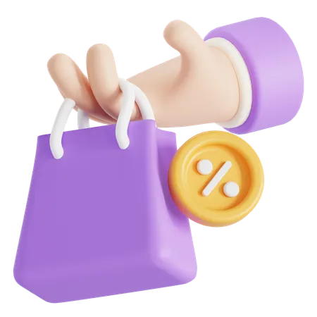 Compras  3D Icon