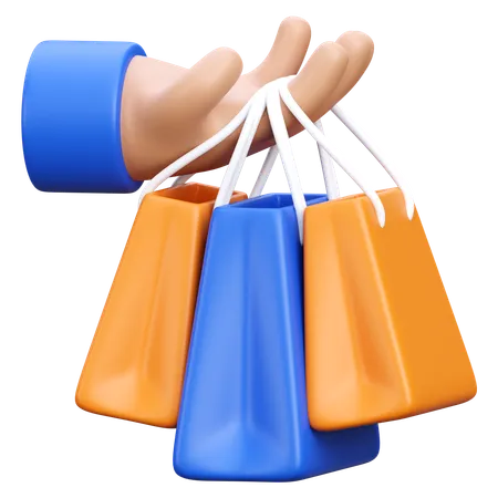 Compras  3D Icon