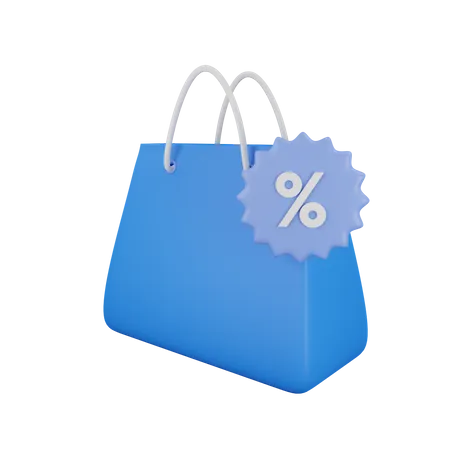 Compras con descuento  3D Icon