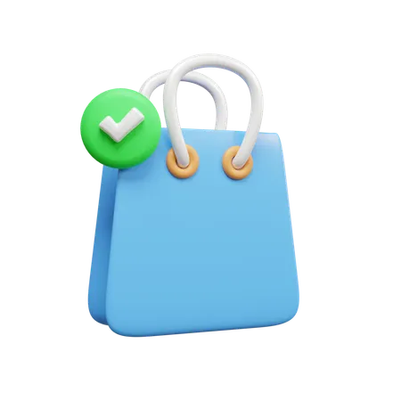 Compras feitas  3D Icon