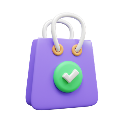 Compras feitas  3D Icon