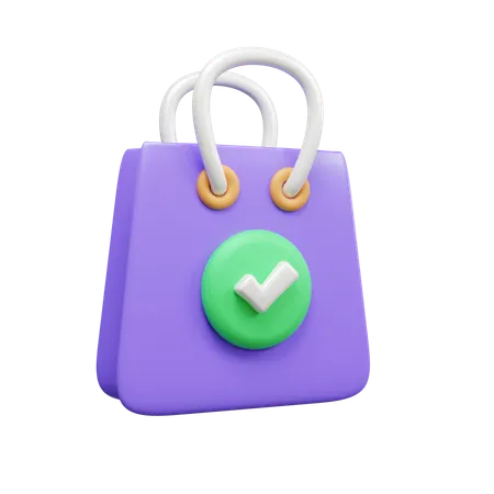 Compras feitas  3D Icon