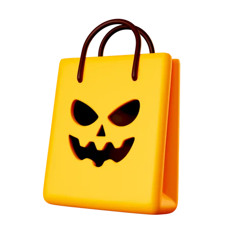 Compras de Halloween  3D Icon