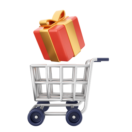 Compras de presentes  3D Icon