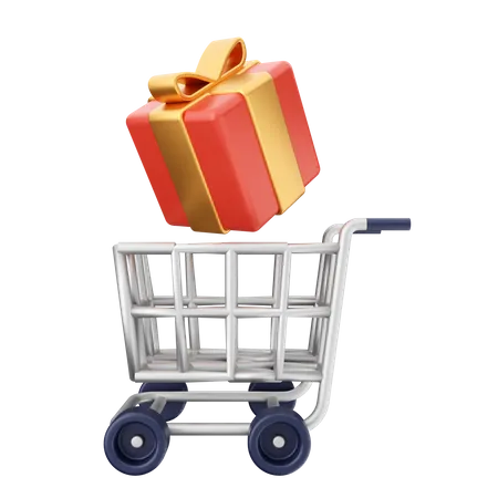 Compras de presentes  3D Icon