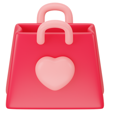 Compras de san valentin  3D Icon