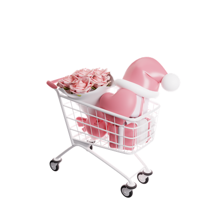 Compras de san valentin  3D Icon