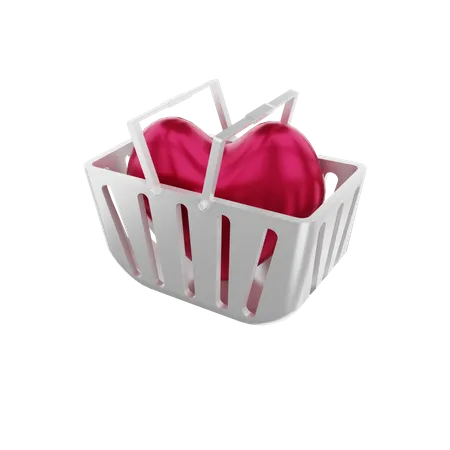 Compras de san valentin  3D Illustration