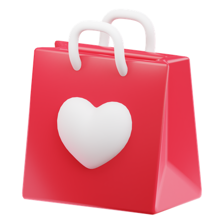 Compras de san valentin  3D Icon